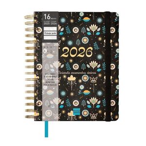 AGENDA ANUAL 16 MESES VITAE CUARTO SVH 25-26 NEGRO