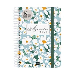 AGENDA ANUAL 16 MESES CLOE E10 155X212 SVH 25-26 VERDE