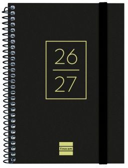 AGENDA FINOCAM ESCOLAR 26-27 8º SVH SEC NEGRO