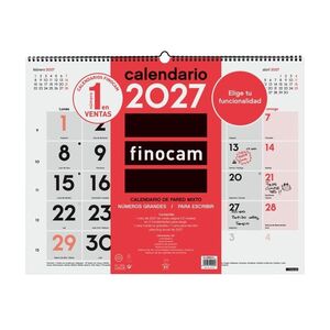 CALENDARIO PARED 2027 MIXTO XL