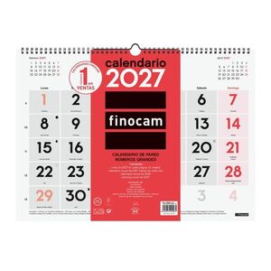 CALENDARIO PARED 2027 NUMEROS GRANDES L