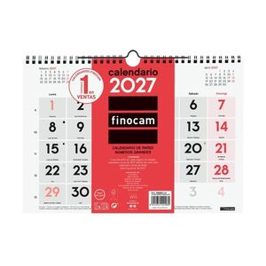 CALENDARIO PARED 2027 NUMEROS GRANDES M