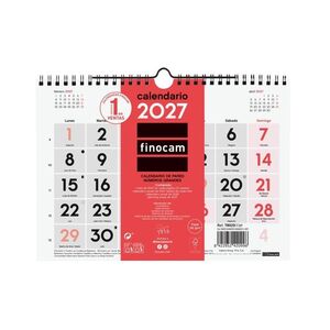 CALENDARIO PARED 2027 NUMEROS GRANDES S