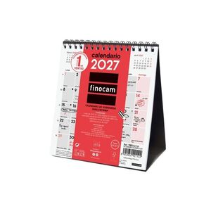 CALENDARIO SOBREMESA 2027 ESCRIBIR XS