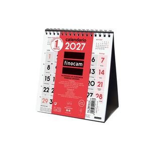 CALENDARIO SOBREMESA 2027 NUMEROS GRANDES XS
