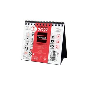 CALENDARIO SOBREMESA 2027 NUMEROS GRANDES XXS