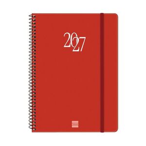 AGENDA ANUAL 2027 MY E10 SVH ROJO