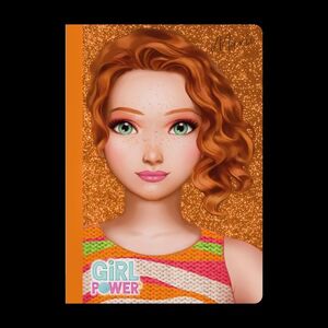 LIBRETA TAPA PURPURINA MARIE GIRL POWER