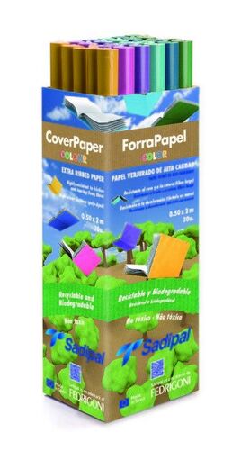 ROLLO PAPEL KRAFT 0,50X2 METROS AZUL TURQUESA