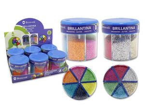 BOTE PURPURINA SURTIDA 6 COLORES