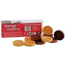 JUEGO FICHAS DAMAS CAJA DE PLASTICO