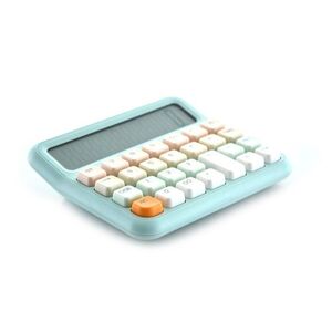 CALCULADORA SOBREMESA SOFT COLOR AZUL 12 DIGITOS TECLAS XL