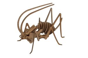 MAQUETA WOOD MODELS 3D POCKET GRILLO