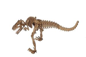 MAQUETA WOOD MODELS 3D POCKET ALLOSAURUS