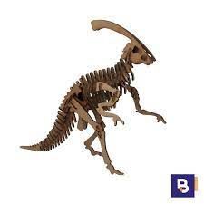 MAQUETA WOOD MODELS 3D POCKET PARASAUROLOPHUS