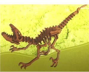 MAQUETA WOOD MODELS 3D POCKET DEINONYCHUS