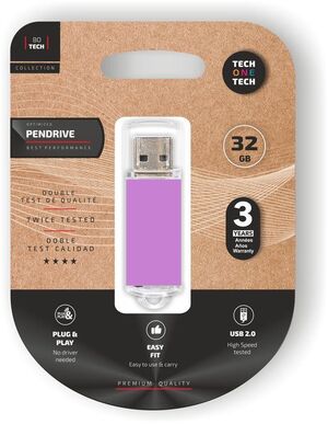 PENDRIVE BASIC LIGHT PURPLE PENDRIVE 32 GB
