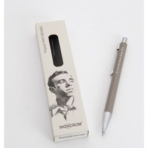 BOLIGRAFO INOXCROM ESCRITORES POETAS MIGUEL HERNANDEZ