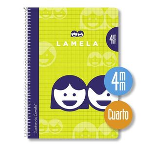 BLOC 1/4 ESPIRAL CUADROVIA LAMELA 4 MM