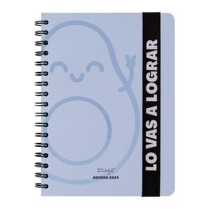 AGENDA MR WONDERFUL ANUAL 2024 SEMANAL AZUL LO VAS A LOGRAR