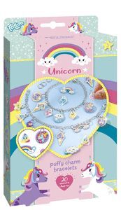 JUEGO CREA PULSERAS CON CHARMS UNICORN