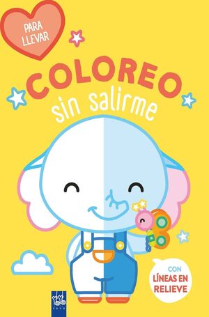 COLOREO SIN SALIRME ELEFANTE