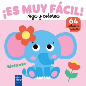 ELEFANTE ES MUY FÁCIL PEGA Y COLOREA