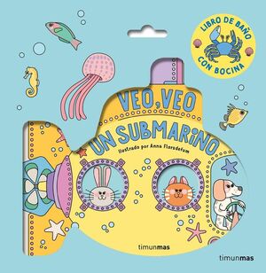 VEO VEO UN SUBMARINO LIBRO DE BAÑO CON BOCINA