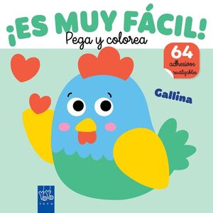 GALLINA ES MUY FÁCIL PEGA Y COLOREA