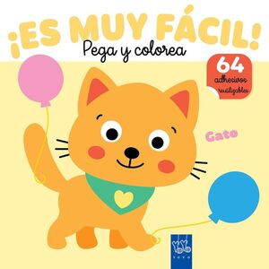 GATO ES MUY FÁCIL PEGA Y COLOREA