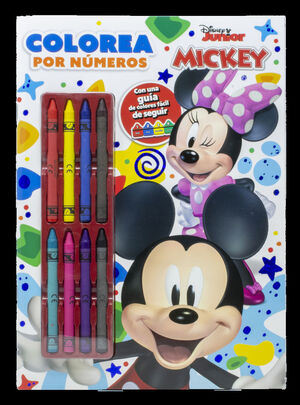 MICKEY. COLOREA POR NÚMEROS CON CERAS