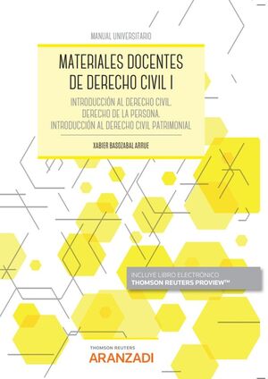 MATERIALES DOCENTES DE DERECHO CIVIL I