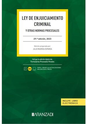 LEY DE ENJUICIAMIENTO CRIMINAL Y OTRAS NORMAS PROCESALES
