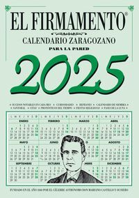 CALENDARIO ZARAGOZANO PARA LA PARED 2025