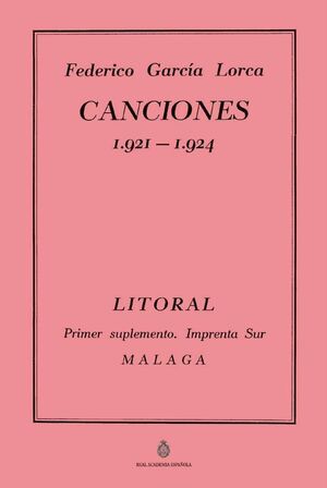 CANCIONES 1921-1924
