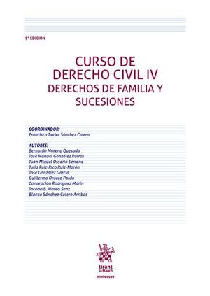 CURSO DE DERECHO CIVIL IV