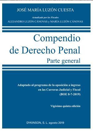 COMPENDIO DE DERECHO PENAL PARTE GENERAL