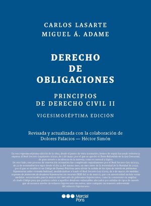 PRINCIPIOS DE DERECHO CIVIL II DERECHO DE OBLIGACIONES