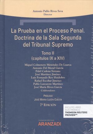 LA PRUEBA EN EL PROCESO PENAL 2 TOMOS