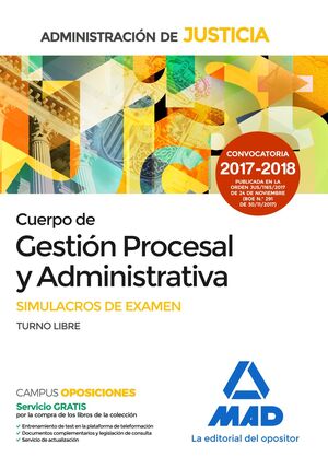 CUERPO DE GESTIÓN PROCESAL Y ADMINISTRATIVA DE LA ADMINISTRACIÓN DE JUSTICIA. SI