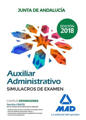 AUXILIAR ADMINISTRATIVO DE LA JUNTA DE ANDALUCÍA. SIMULACROS DE EXAMEN