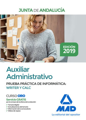 AUXILIAR ADMINISTRATIVO DE LA JUNTA DE ANDALUCÍA. PRUEBA PRÁCTICA DE INFORMÁTICA