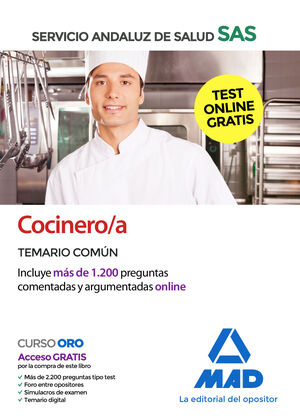 COCINERO/A SAS TEMARIO COMUN