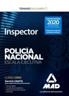 INSPECTOR DE POLICIA NACIONAL ESCALA EJECUTIVA TEMARIO VOLUMEN 3