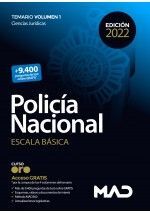 POLICÍA NACIONAL ESCALA BÁSICA TEMARIO VOLUMEN 1 CIENCIAS JURÍDICAS