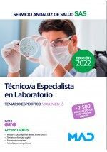 TÉCNICO ESPECIALISTA EN LABORATORIO SAS TEMARIO ESPECÍFICO VOLUMEN 3