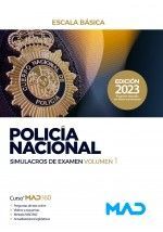POLICÍA NACIONAL ESCALA BÁSICA SIMULACROS DE EXAMEN VOLUMEN 1