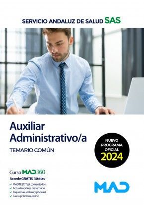 AUXILIAR ADMINISTRATIVO/A SAS TEMARIO COMÚN
