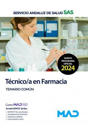 TÉCNICO/A EN FARMACIA SAS TEMARIO COMÚN