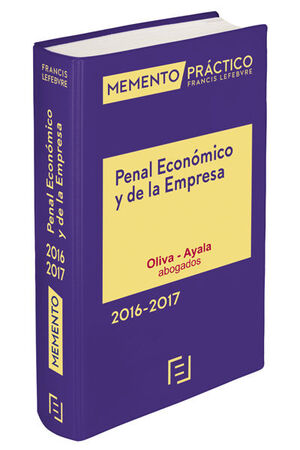 MEMENTO PRÁCTICO PENAL ECONOMICO Y DE EMPRESA 2016-2017
